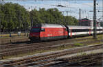 Re 460 073 'Monte Ceneri' in Singen. August 2024.