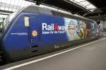 Werbelokomotive RE460005-2 HB Zrich. Design Rail Away