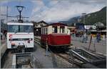 In Meiringen, neben der relativ kleinen  TRUDI  der (ex) MIB steht die Brünigbahn HGe 101 965-2, welche in ihrer Farbgebung auf 20 Jahre Zentralbahn hinweist. 


23. Aug. 2025
