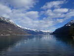 (270'733) - Der Brienzersee am 7. Januar 2025 von Bnigen aus