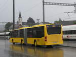 (276'254) - PostAuto Nordschweiz - BL 154'283/PID 12'419 - Mercedes (ex AAGL Liestal Nr. 98) am 3. Juni 2025 beim Bahnhof Laufen