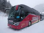 (271'002) - Zurkirchen, Malters - Nr. 16/LU 15'652 - Setra (ex Slovak Lines, SK-Bratislava) am 11. Januar 2025 in Adelboden, ASB