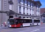 (277'816) - TPF Fribourg - Nr. 158/FR 300'364 - Mercedes am 12. Juli 2025 beim Bahnhof Bern