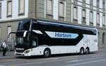 (278'344) - Intertours, Domdidier - FR 300'657 - Setra am 1. August 2025 beim Bahnhof Bern