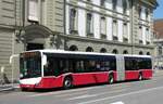 (278'352) - Intertours, Domdidier - Nr. 699/FR 300'699 - Solaris (ex PostBus/A BD 15'716) am 1. August 2025 beim Bahnhof Bern