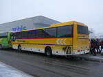 (270'863) - Tschannen, Zofingen - Nr. 6/AG 7858 - MAN (ex STI Thun Nr. 39) am 11. Januar 2025 beim Bahnhof Frutigen