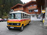 (268'073) - Aus Deutschland: Hahn, Mnchen - Nr. 6/M-MB 309H - Mercedes (ex Mller, CH-Ennetmoos Nr. 6; ex Portenier, CH-Adelboden Nr. 6/PID 492; ex Geiger, CH-Adelboden Nr. 6) am 12. Oktober 2024 auf der Griesalp