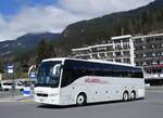 (273'270) - Hilrio, Schtz - LU 180'801 - Volvo am 28. Mrz 2025 beim Bahnhof Grindelwald