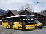 (273'233) - PostAuto Bern - BE 401'263/PID 4504 - Setra (ex AVG Meiringen Nr. 63) am 27. Mrz 2025 beim Bahnhof Gstaad