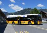 (275'609) - PostAuto Bern - BE 707'944/PID 12'071 - Mercedes (ex Kbli, Gstaad) am 16. Mai 2025 beim Bahnhof Gstaad