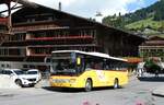 (279'897) - PostAuto Bern - BE 707'891/PID 4535 - Setra (ex Nr. 3; ex Kbli, Gstaad Nr. 3) am 5. September 2025 beim Bahnhof Gstaad