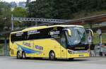 (279'904) - Aus Deutschland: Flaegel, Gadebusch - GDB-UB 588 - Setra am 5. September 2025 beim Bahnhof Gstaad