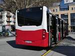 (272'661) - PostAuto Bern - BE 707'884/PID 12'414 - Mercedes (ex Wiener Linien, A-Wien Nr. 8154) am 7. Mrz 2025 beim Bahnhof Interlaken West