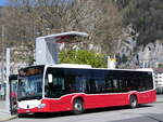(273'801) - PostAuto Bern - BE 707'884/PID 12'414 - Mercedes (ex Wiener Linien, A-Wien Nr. 8154) am 10. April 2025 beim Bahnhof Interlaken West