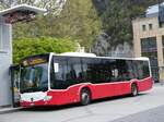 (274'156) - PostAuto BErn - BE 640'277/PID 12'318 - Mercedes (ex Wiener Linien, A-Wien Nr. 8158) am 24. April 2025 beim Bahnhof Interlaken West