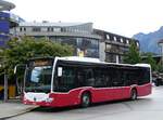(275'893) - PostAuto Bern - BE 707'874/PID 12'319 - Mercedes (ex Wiener Linien, A-Wien Nr. 8163) am 29. Mai 2025 beim Bahnhof Interlaken West