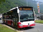 (276'545) - PostAuto Bern - BE 707'874/PID 12'319 - Mercedes (ex Wiener Linien, A-Wien Nr. 8163) am 9. Juni 2025 beim Bahnhof Interlaken Ost