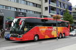 (279'875) - Aus Deutschland: Unser Roter Bus, Ueckermnde - VG-B 2508 - Setra am 4. September 2025 beim Bahnhof Interlaken West