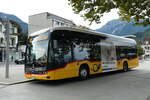 (279'881) - PostAuto Bern - BE 610'535/PID 12'124 - eMercedes am 4. September 2025 beim Bahnhof Interlaken West