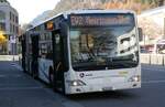 (282'114) - PostAuto Nordschweiz - AG 391'752/PID 5201 - Mercedes (ex Wicki, Zufikon) am 7. November 2025 beim Bahnhof Interlaken Ost