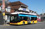 (285'195) - PostAuto Bern - BE 610'537/PID 12'126 - eMercedes am 3. M�rz 2026 beim Bahnhof Interlaken Ost