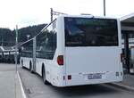 (273'465) - Wieland, Murten - Nr. 123/FR 300'604 - Mercedes (ex Knecht, Windisch Nr. 215; ex Interbus, Yverdon Nr. 215; ex BVB Basel Nr. 794; ex ASN Stadel Nr. 199/PID 4125) am 31. Mrz 2025 beim Bahnhof Langnau