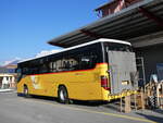 (272'571) - PostAuto Bern - BE 401'465/PID 4715 - Setra (ex AVG Meiringen Nr. 65) am 2. Mrz 2025 in Meiringen, Postautostation