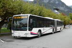 (281'527) - PostAuto Nordschweiz - AG 391'755/PID 5202 - Mercedes (ex Steffen, Remetschwil Nr. 61) am 16. Oktober 2025 beim Bahnhof Meiringen