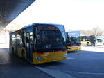 (273'081) - PostAuto Bern - BE 657'480/PID 11'017 - Mercedes am 20. Mrz 2025 beim Bahnhof Spiez