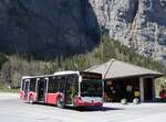 (273'808) - PostAuto Bern - BE 707'874/PID 12'319 - Mercedes (ex Wiener Linien, A-Wien Nr. 8163) am 10. April 2025 in Stechelberg, Hotel