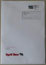 (272'822) - Dysli-Briefumschlag vom 10. Mrz 2025 am 11. Mrz 2025 in Thun