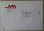 (274'380) - AFA-Briefumschlag vom 29. April 2025 am 30. April 2025 in Thun