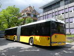(276'786) - PostAuto Bern - Nr. 11'631/BE 407'862/PID 11'631 - Solaris am 16. Juni 2025 beim Bahnhof Thun (Kante X)