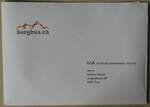 (279'784) - Bergbus-Briefumschlag vom 25. August 2025 am 31. August 2025 in Thun