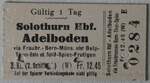 (283'185) - AFA-Einzelbillet vom 5. Januar 1941 am 14. Dezember 2025 in Thun