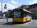(273'468) - PostAuto Bern - Nr. 218/BE 843'218/PID 10'675 - Heuliez am 31. Mrz 2025 beim Bahnhof Worb Dorf