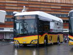 (272'871) - PostAuto Graubnden - GR 162'994/PID 12'082 - eSolaris am 14. Mrz 2025 in Flims, Bergbahnen