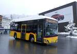 (272'873) - PostAuto Graubnden - GR 162'994/PID 12'082 - eSolaris am 14. Mrz 2025 in Flims, Bergbahnen