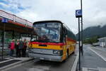 (280'183) - Buzzi, Bern - BE 910'789 - Mercedes (ex Mattli, Wassen/PID 2295) am 9. September 2025 beim Bahnhof Ilanz