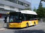 (276'885) - Gessinger, Bad Ragaz - GR 185'405/PID 11'902 - eHeuliez-Iveco am 18. Juni 2025 beim Bahnhof Landquart