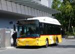 (276'886) - Gessinger, Bad Ragaz - GR 185'403/PID 11'900 - eHeuliez-Iveco am 18. Juni 2025 beim Bahnhof Landquart