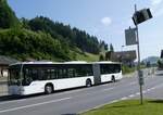 (276'566) - Wieland, Murten - Nr. 123/FR 300'604 - Mercedes (ex Knecht, Windisch Nr. 215; ex Interbus, Yverdon Nr. 215; ex BVB Basel Nr. 794; ex ASN Stadel Nr. 199/PID 4125) am 13. Juni 2025 in Wiggen, Egghus