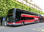 (274'206) - Wieland, Murten - Nr. 93/FR 300'600 - Van Hool am 26. April 2025 beim Bahnhof Neuchtel