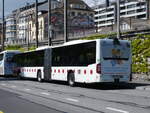 (274'271) - TPF Fribourg - Nr. 158/FR 300'364 - Mercedes am 26. April 2025 beim Bahnhof Neuchtel