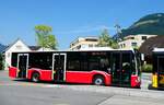 (279'210) - PostAuto Bern - BE 707'874/PID 12'319 - Mercedes (ex Wiener Linien, A-Wien Nr. 8163) am 19. August 2025 beim Bahnhof Stans