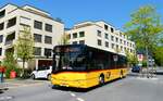 (279'222) - PostAuto Zentralschweiz - Nr. 504/NW 5019/PID 10'051 - Solaris (ex Nr. 54; ex Thepra, Stans Nr. 19) am 19. August 2025 beim Bahnhof Stans