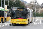 (284'601) - PostAuto Zentralschweiz - Nr. 505/NW 5017/PID 10'252 - Solaris (ex Nr. 55; ex Thepra, Stans Nr. 25) am 3. Februar 2026 beim Bahnhof Stans  