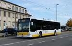 (281'115) - VBSH Schaffhausen - Nr. 215/SH 54'315 - Mercedes (ex Nr. 24) am 10. Oktober 2025 in Schaffhausen, Ebnat