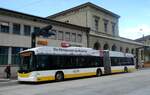 (281'897) - VBSH Schaffhausen - Nr. 104 - Hess/Hess Gelenktrolleybus am 30. Oktober 2025 beim Bahnhof Schaffhausen