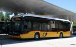 (278'639) - PostAuto Ostschweiz - SG 499'214/PID 12'134 - eMercedes am 8. August 2025 beim Bahnhof Buchs